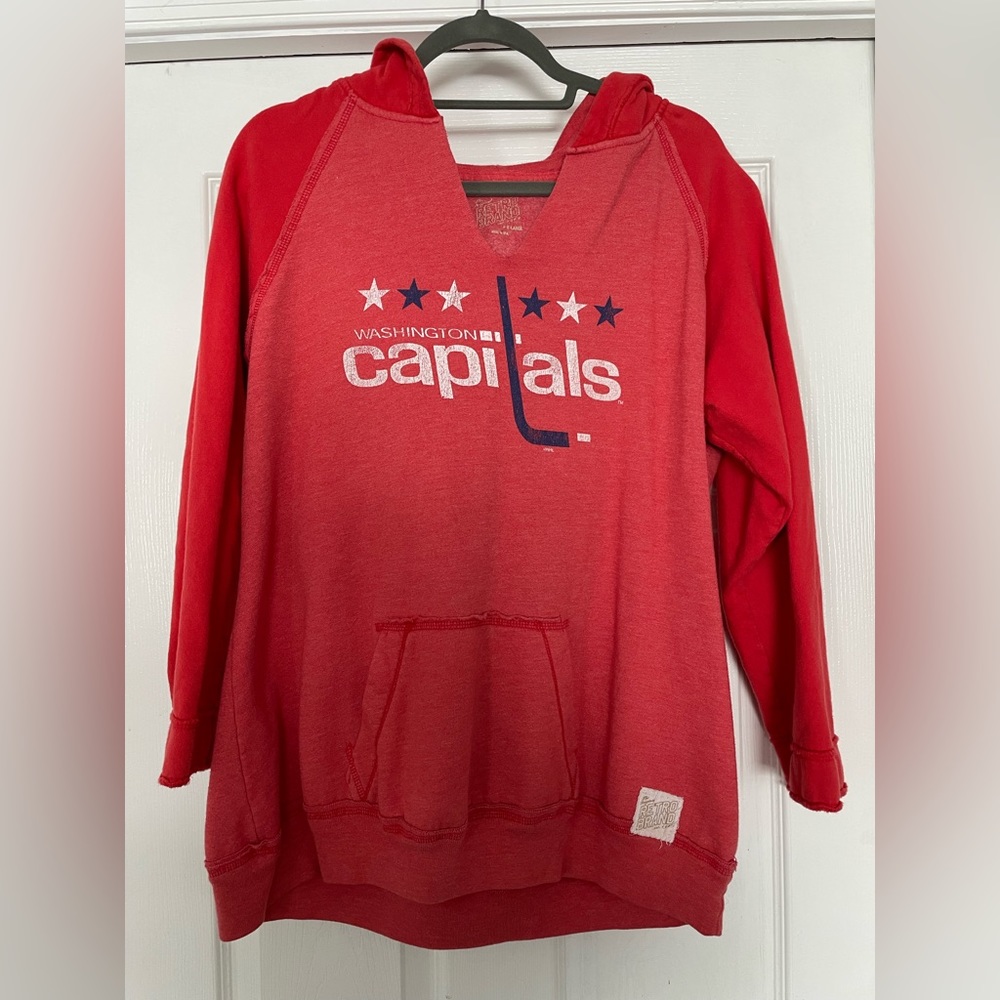 Washington Captials Retro XL Hoodie Sweatshirt
